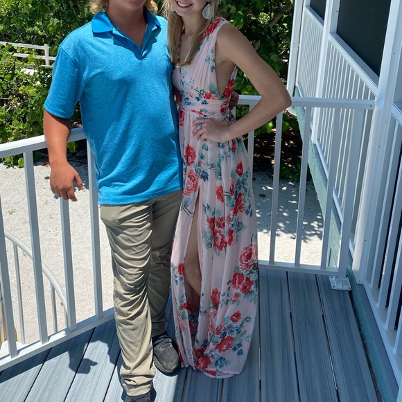 Lulus Floral maxi dress - Picture 1 of 11